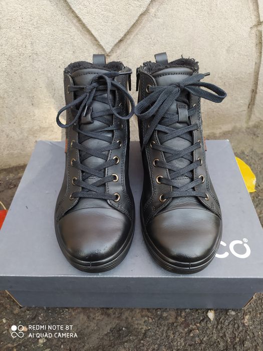 Ecco 37 ботинки на хлопчика зимові кеди черевики чоботи взуття ессо