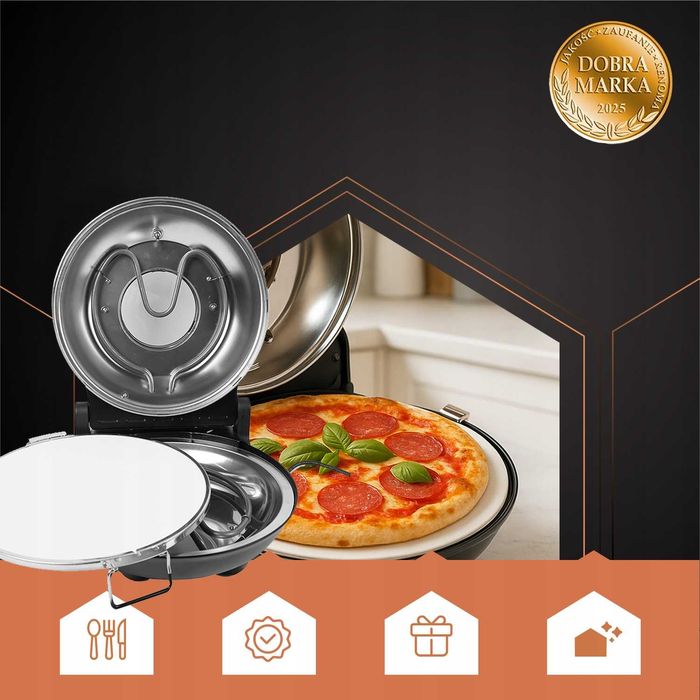 Piec do Pizzy Elektryczny Domowy Piecyk do Pieczenia Mini Piekarnik