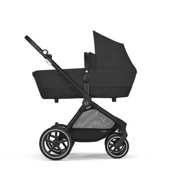 Cybex Eos Lux Wózek Głęboko-Spacerowy Moon Black+Cybex Cloud G+ZESTAW