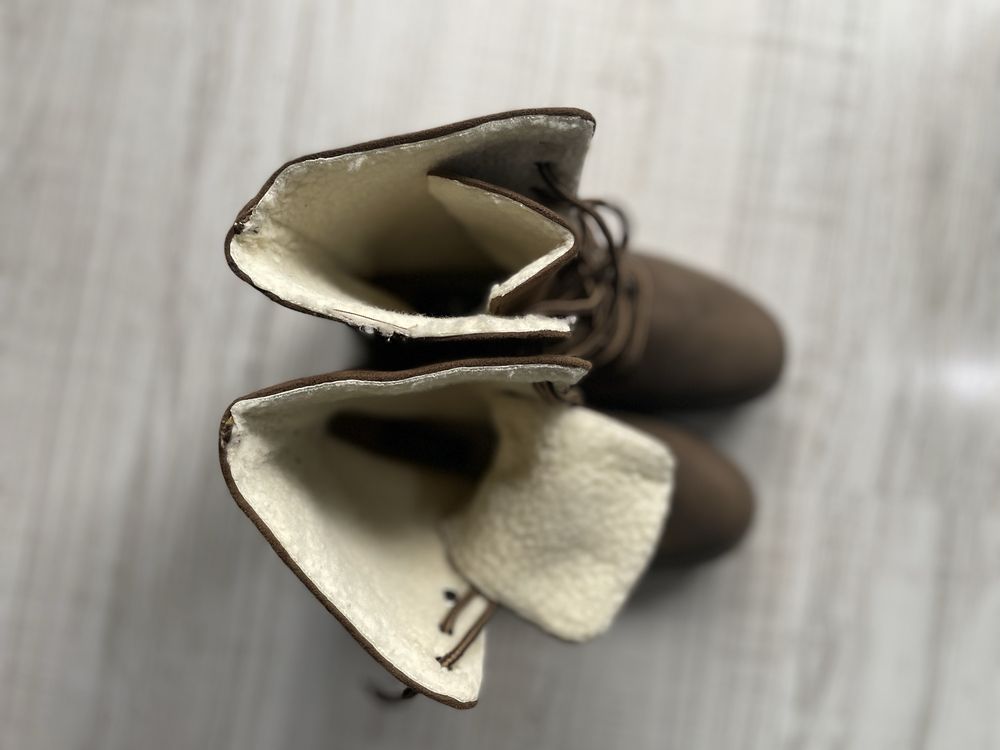 Buty zimowe, trapery ocieplane