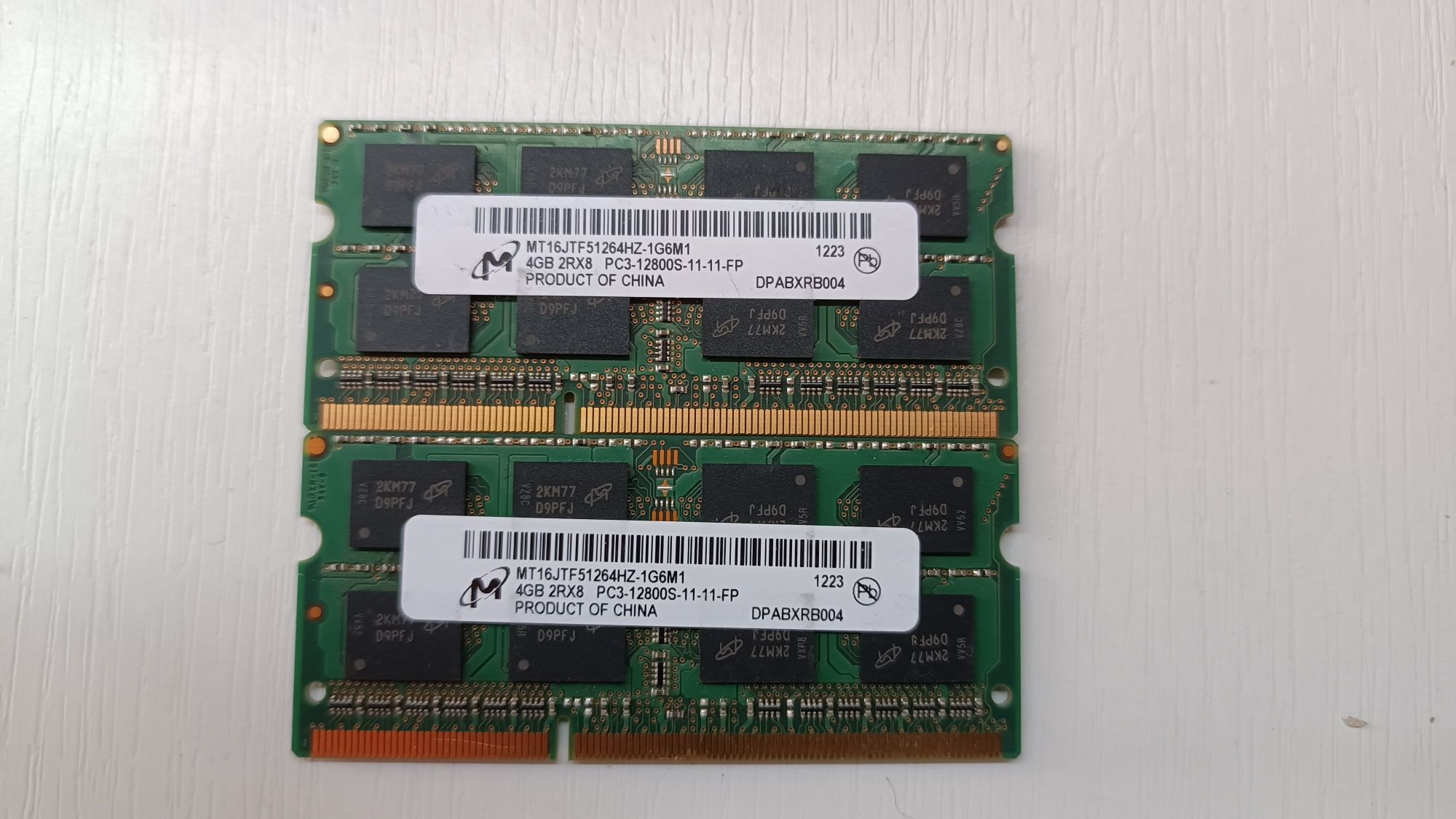 Оперативная память SO-DIMM 4GB 1600 12800 ddr3 PC3 4ГБ Розн и ОПТ