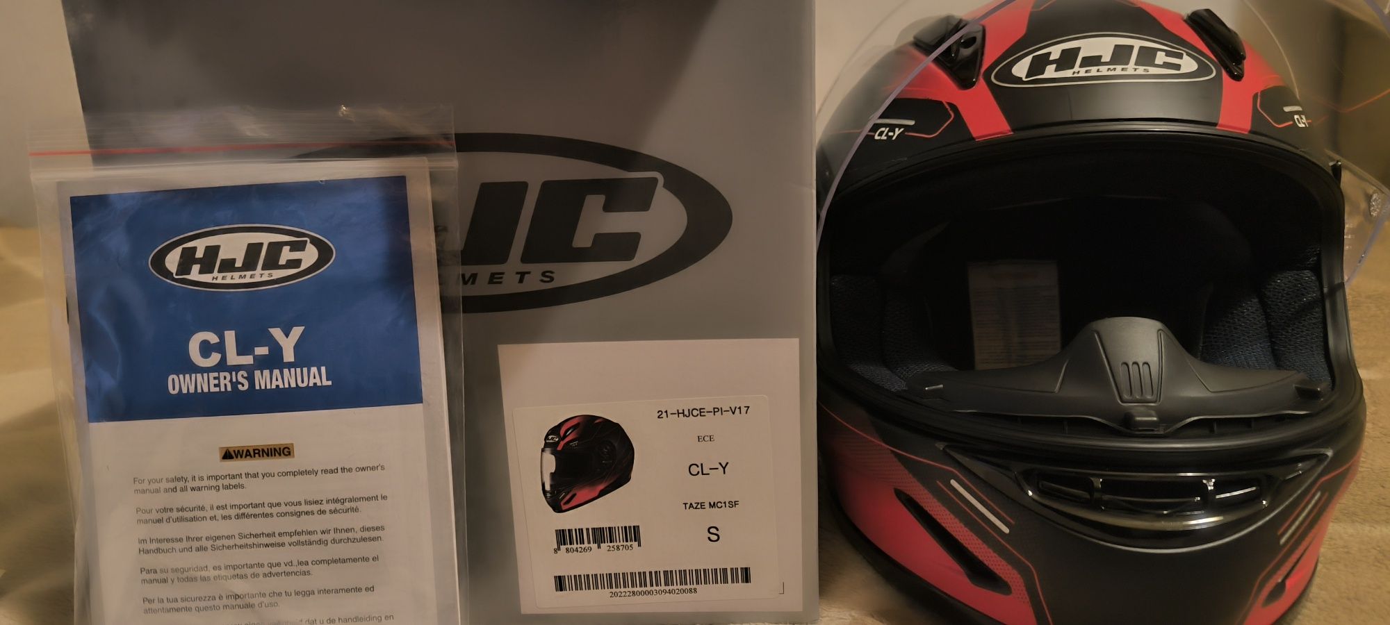 Kask HJC CL-Y rozm.S Dziecięcy. JAK NOWY