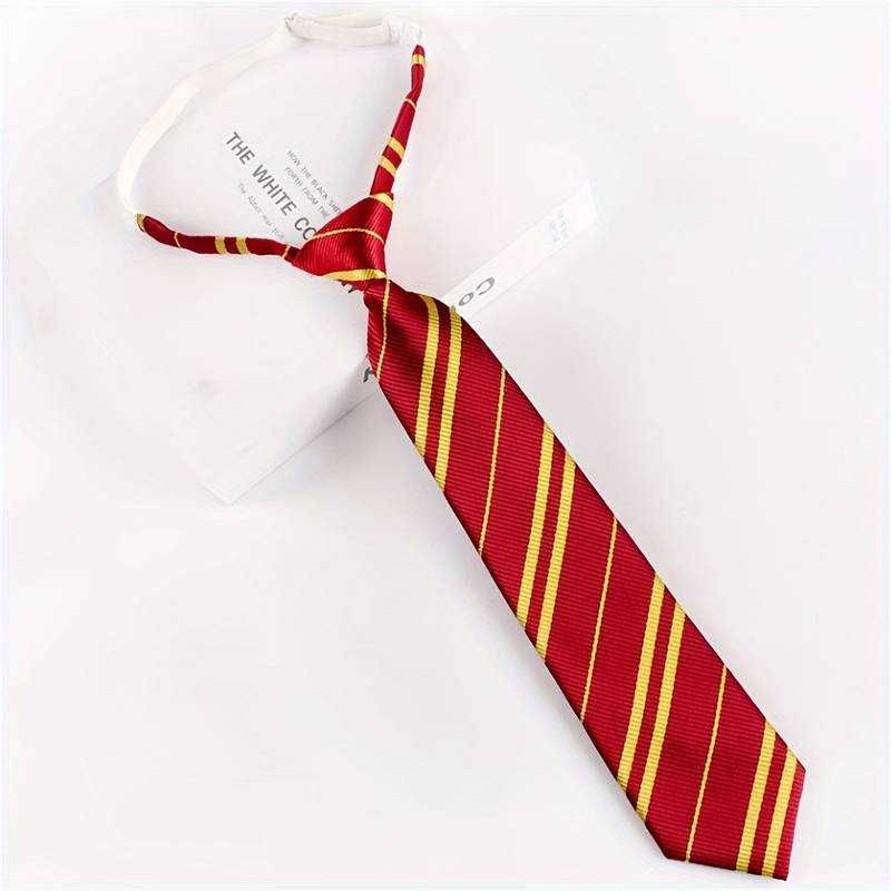 Krawat Harry Potter Gryffindor Czerwono-Złoty Strój na Halloween