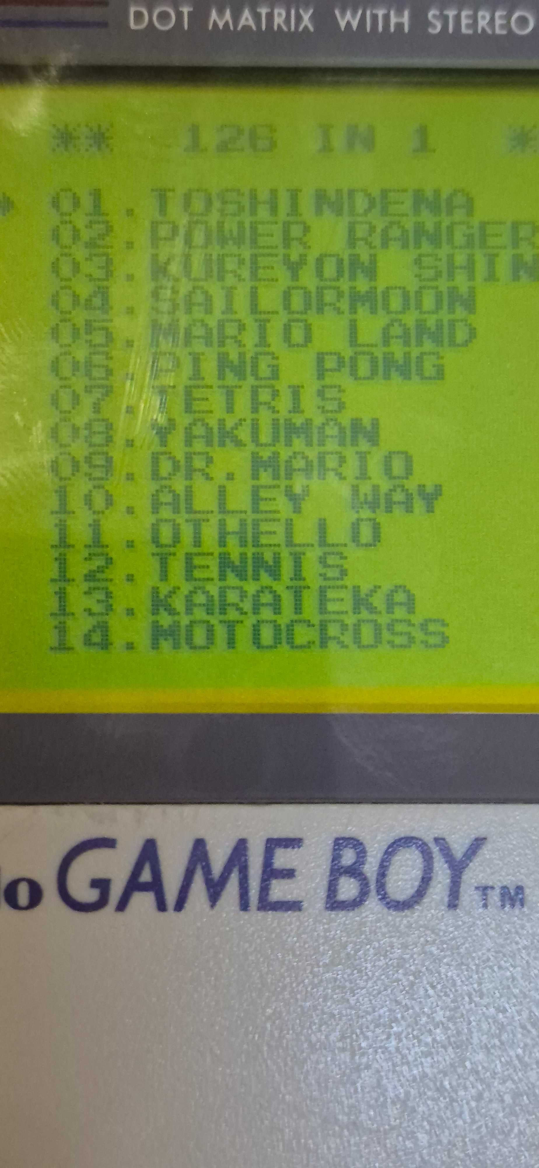 Nintendo GameBoy DMG-01 Оригінал з Японії  126 ігор у комплекті
