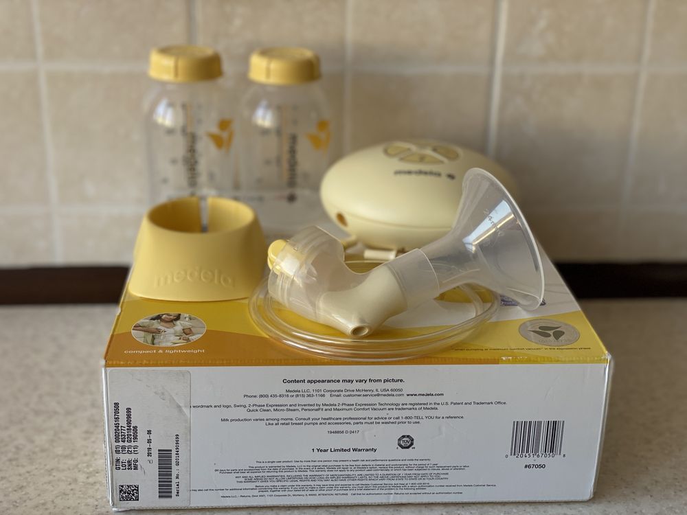 Молоковідсмоктувач електричний Medela swing breast pump