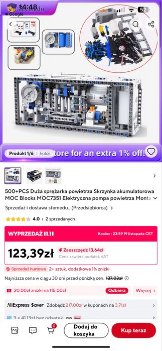 Klocki kompresor powietrza