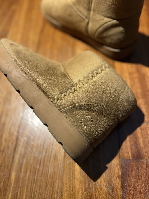 Botas camurça castanhas Pull&Bear