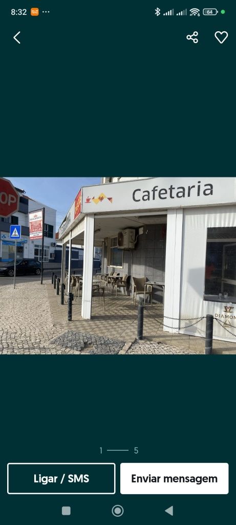 Trespasse café bem localizado e em pleno funcionamento