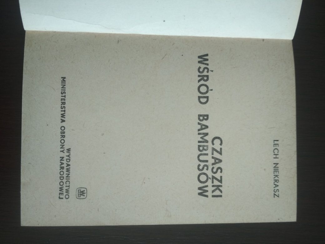 Czaszki wśród bambusów książka z serii tygrysy 18/80