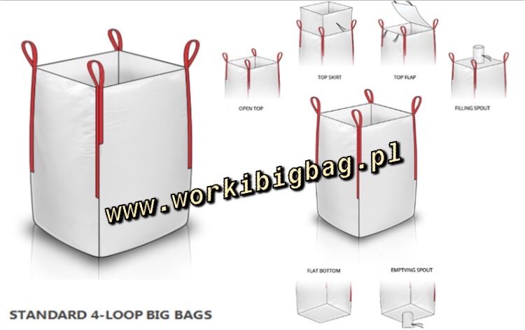 Worki Big Bag Bagi Nowe i Używane 500kg 750kg 1000kg 1500kg BIGBAG