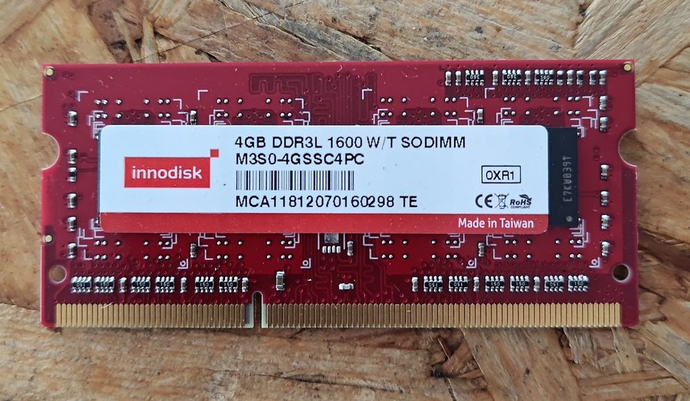 Innodisk 4GB DDR3L 1600 W/T SODIMM M3S0-4GSSC4PC industrial RAM