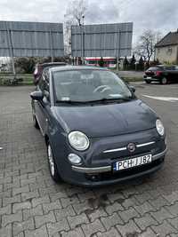 Piękny szary Fiat 500