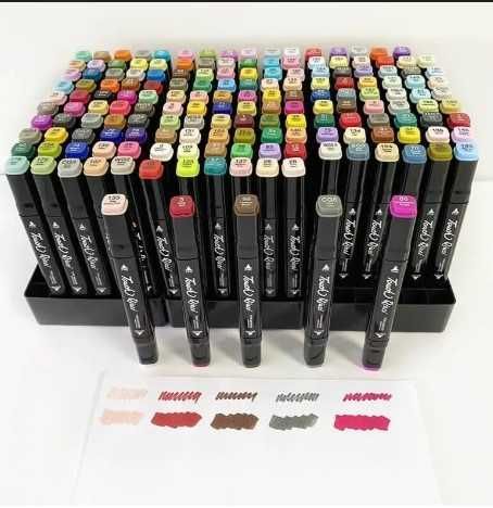 Набор скетч-маркеров touch — 168 шт. в удобной сумке