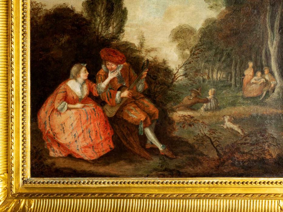 Pintura amor Romantismo Escola Watteau | século XIX
