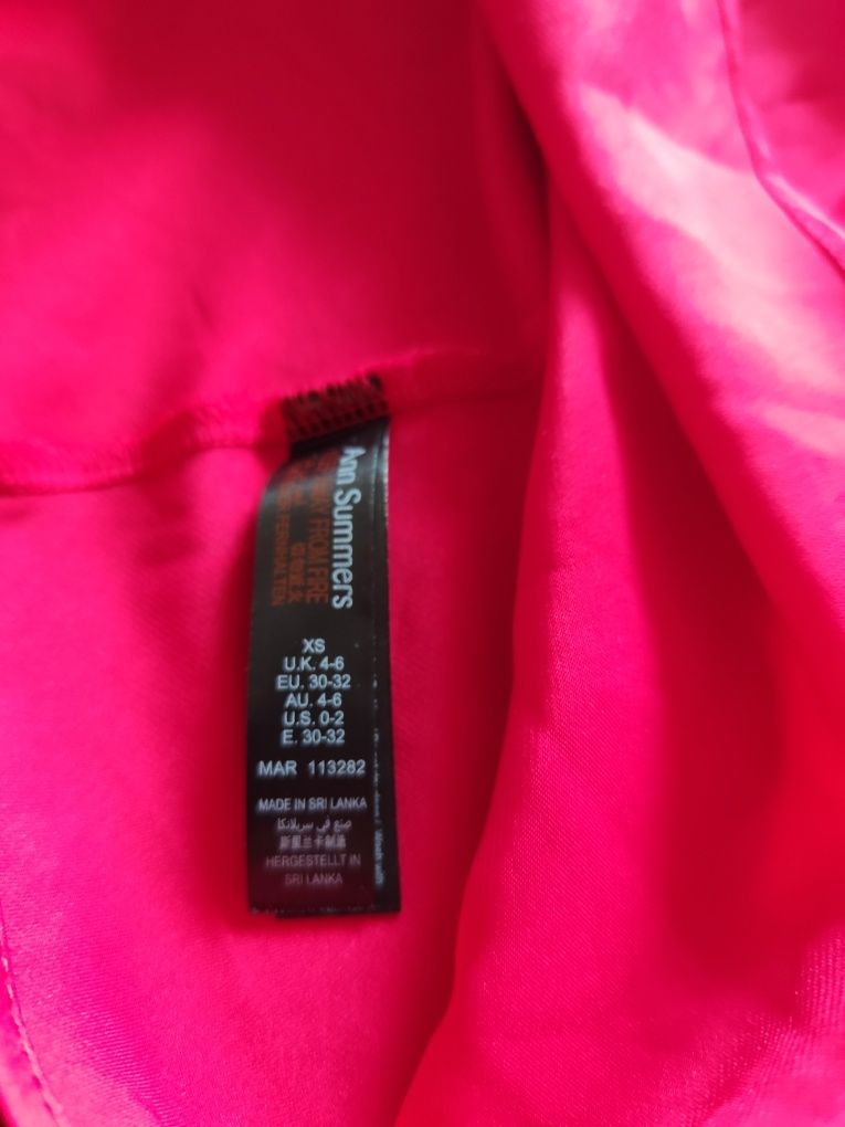 Koszulka nocna z koronką na regulowane ramiączka rozm XS. Ann Summers.
