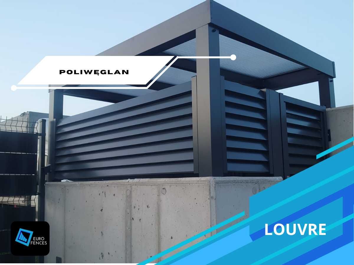 Aluminiowa brama Louvre  - polski producent ogrodzeń Euro Fences