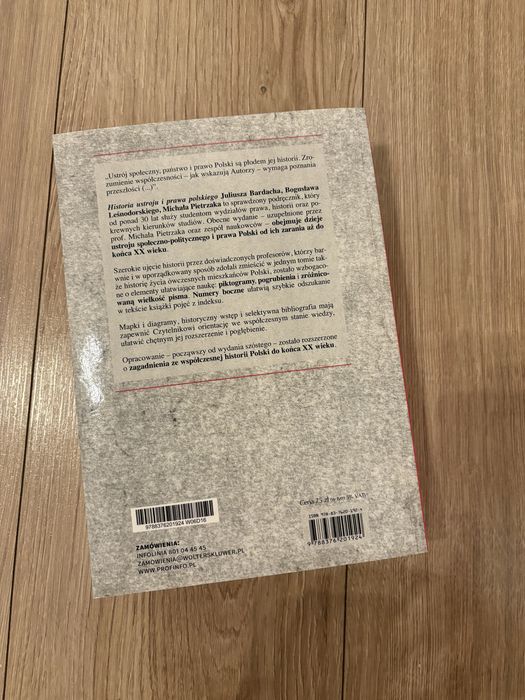 książka historia ustroju i prawa polskiego