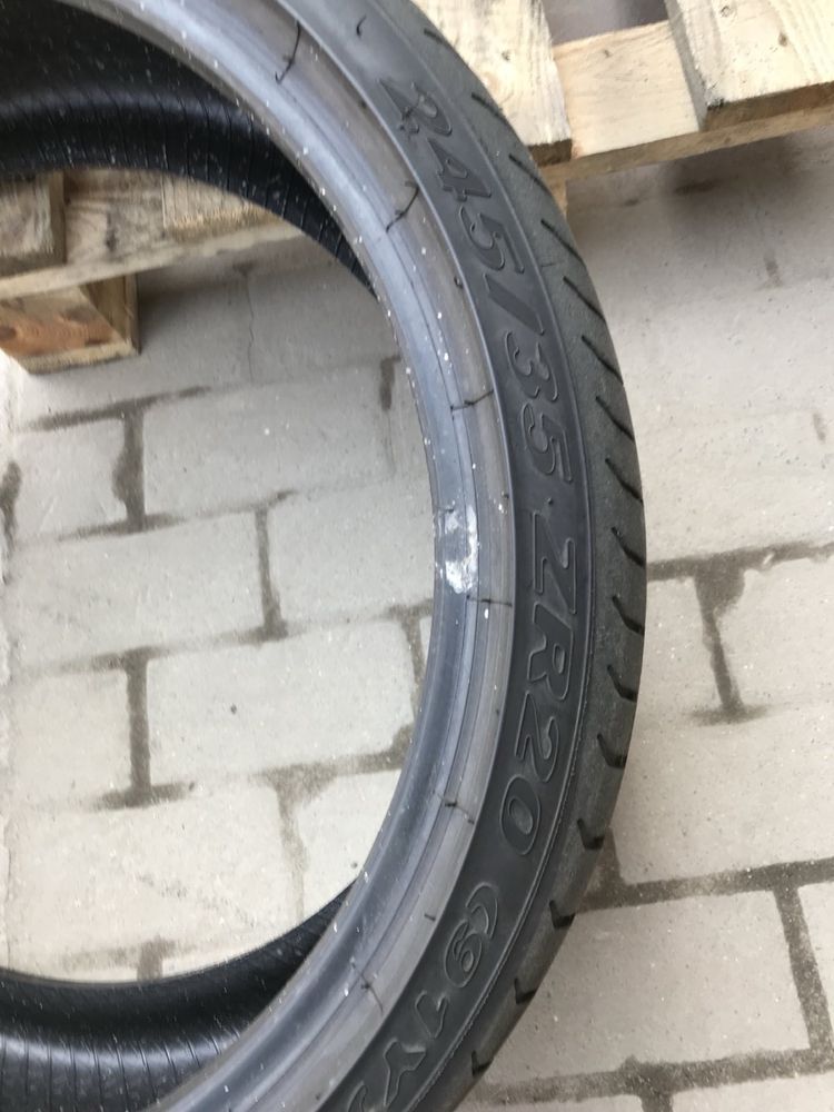 Pirelli 245/35r20 комплект резина шини б/у склад оригінал літо