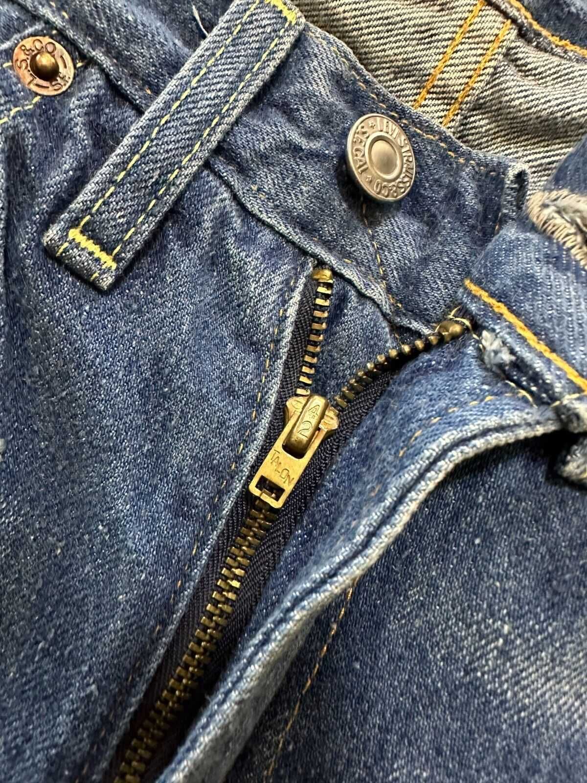 нові чоловічі джинси Vintage Levis Clothing 501z Selvage розмір 28