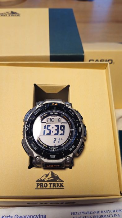 Zegrek Casio ProTrek Tough Solar Titanium PRG-340T-7ER
