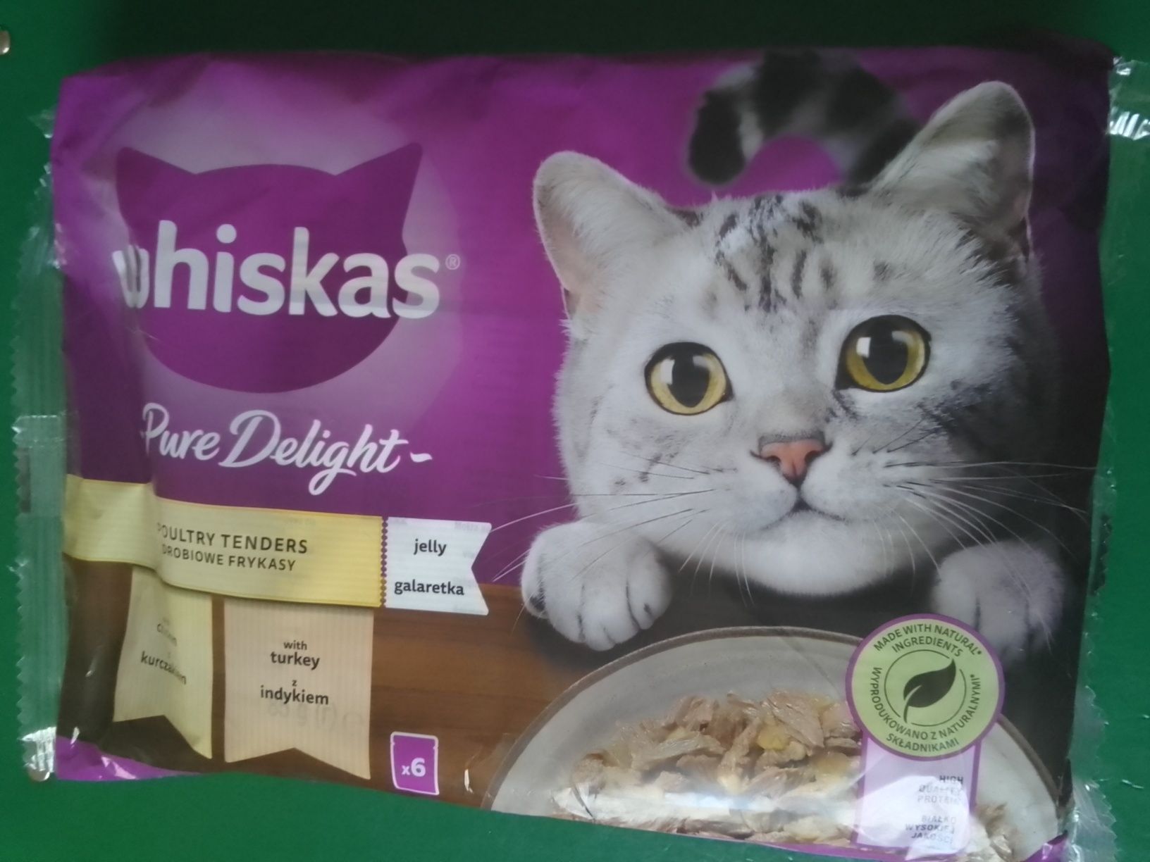 Karmą mokra dla kotów*Whiskas-Pure Delight®*•