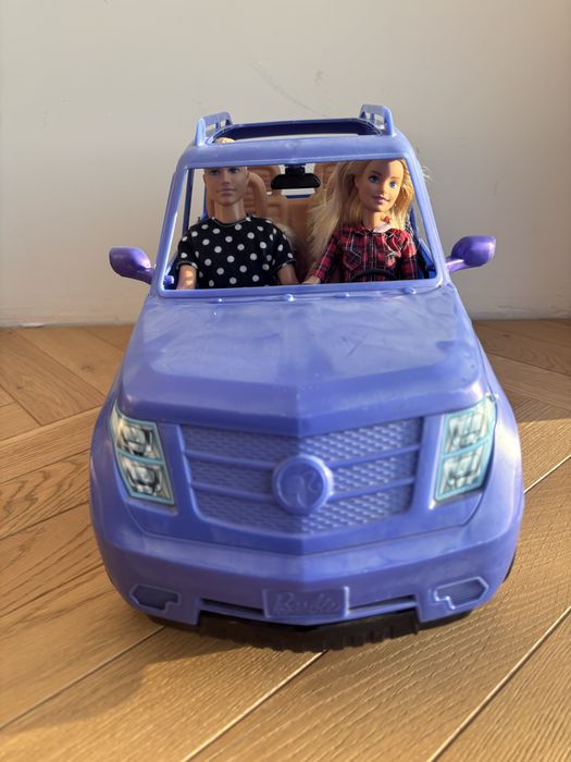 Auto samochód barbie fioletowy duży suv MATTEL