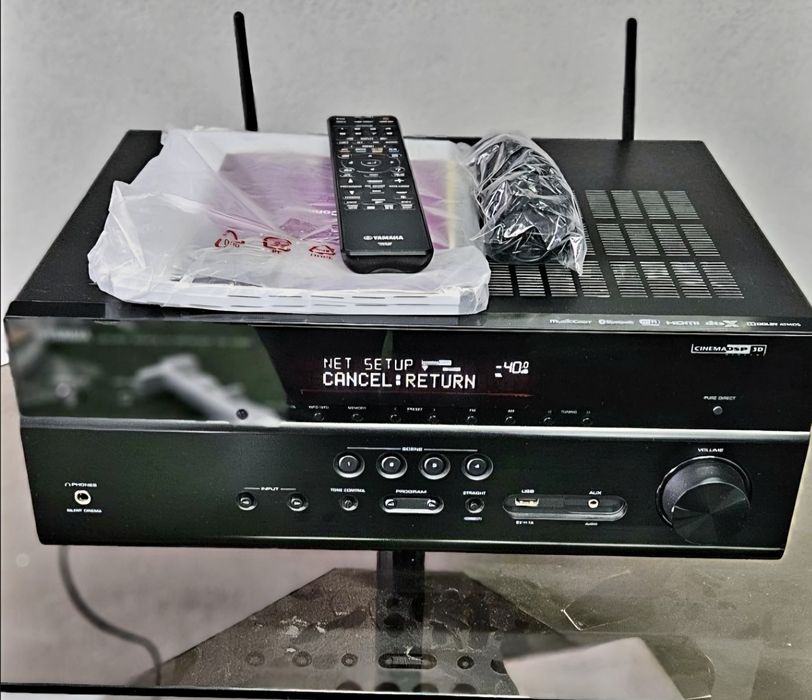 Yamaha rx v685, Bluetooth, 4k, Wifi, Atmos. Stan sklepowy, idealny