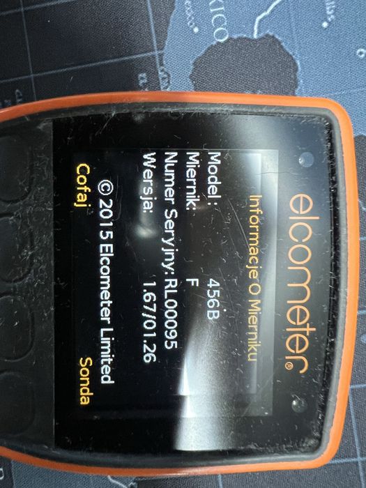 Miernik grubości powłoki Elcometer 456 + sonda kontowa F na przewodzie