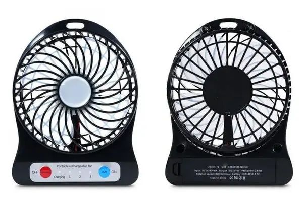 Вентилятор настільний Mini Fan XSFS-01 на аккумуляторі 18650 4376
