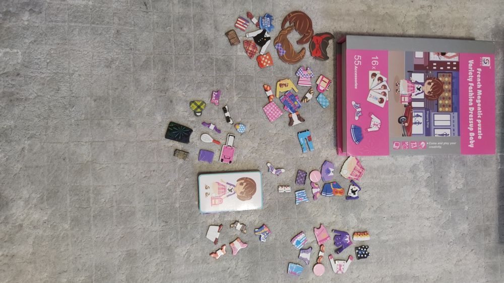 Магнітні пазли гра Одягни ляльку, від 3 років