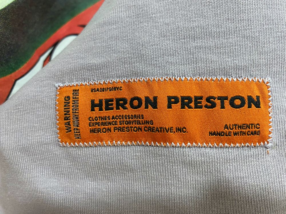 Дизайнерская новая футболка Heron Preston
