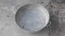 oryginalna metalowa balia z PRL