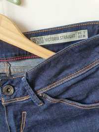 Nowe jeansy granatowe S 34 Tommy Hilfiger Victoria Straight W28 L34