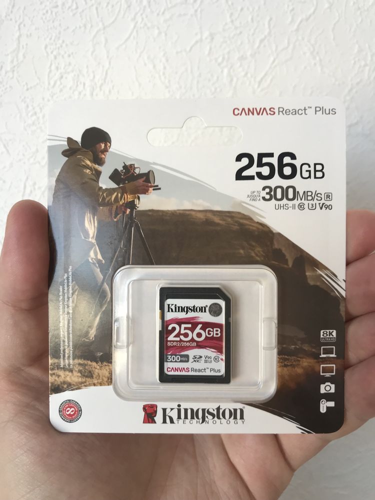 Kingston Canvas React Plus 256GB SD Card