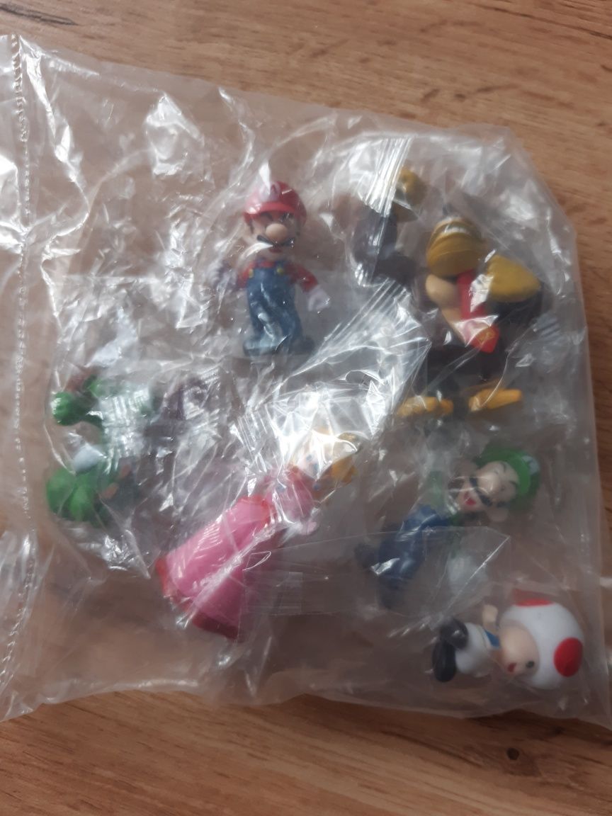 Mario zestaw figurek 6szt, Donkey Kong, Luigi, Yoshi, Peach, Toad