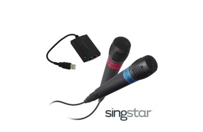 Mikrofony SingStar do PlayStation, PS2, PS3, USB