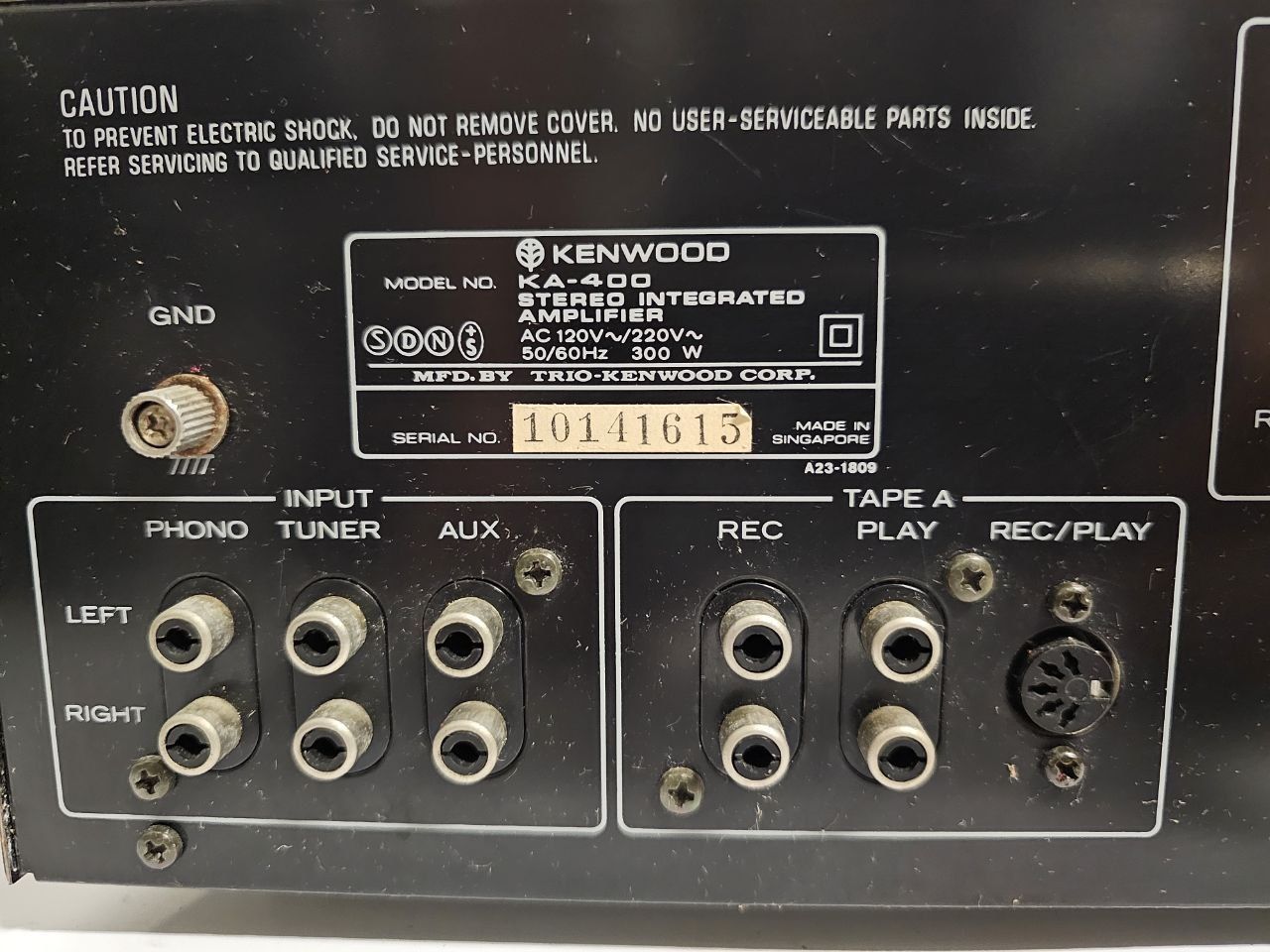 Wzmacniacz stereo Kenwood KA-400, 2 x 60 W,