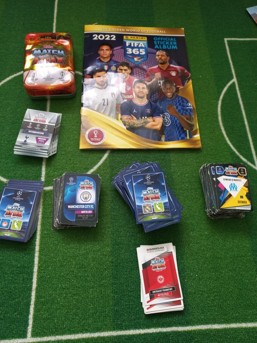 Karty match attax  tropps champions league album fifa naklejki