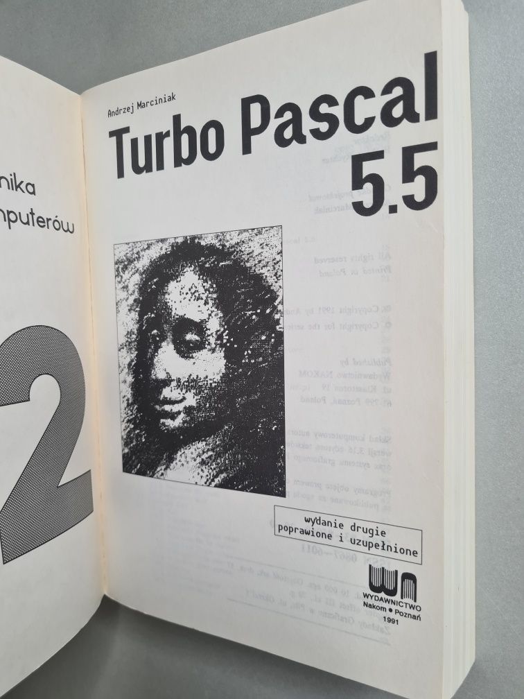 Turbo Pascal 5.5 - Andrzej Marciniak. Książka