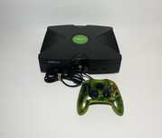 Xbox Classic z padem – napęd sprawny, błąd zegara, komplet