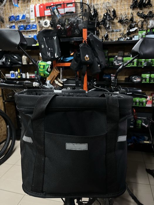 Кошик сумка на бистрозйомному кріпленні на кермо велосипеда