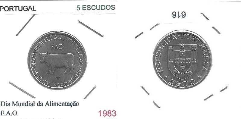 F.A.O. - Alimentação - - - Série - 1983 - - - - - Moedas