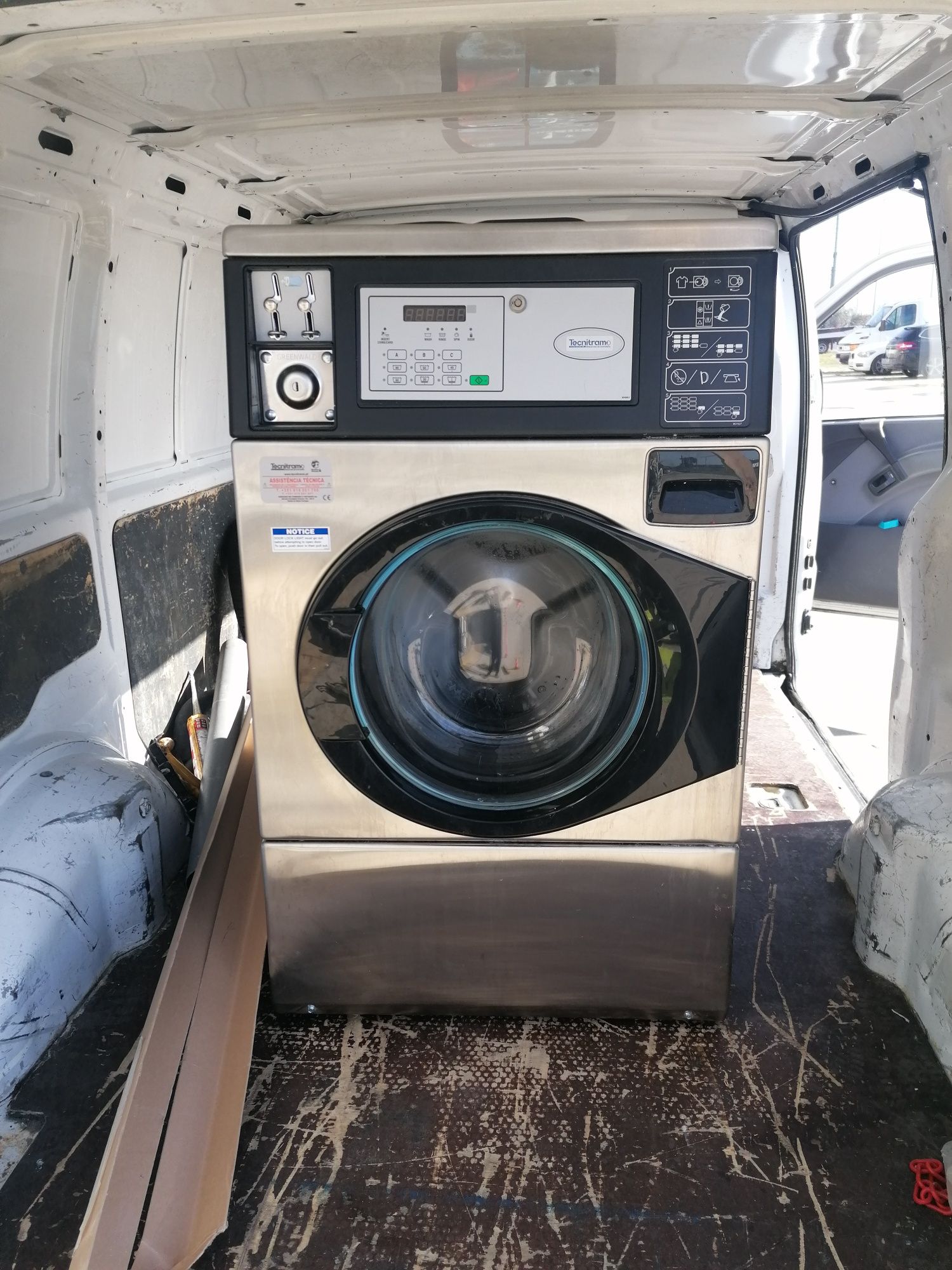 Self service máquina de lavar roupa industrial