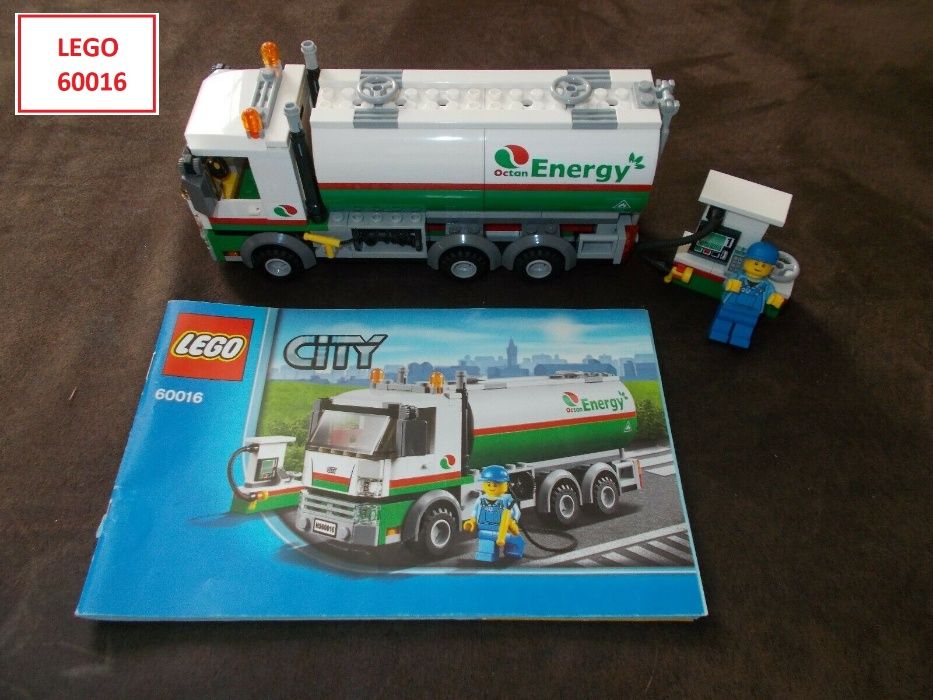 LEGO City: 60061; 60079; 8402; 60016; 60058; 60027; 7942; 60115