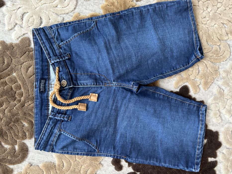 Шорти джинс фіомові д/х р. 140 Tiffozi