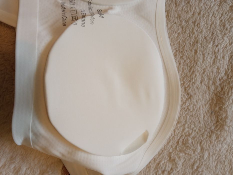 Stanik bez ramiączek biały - 75C