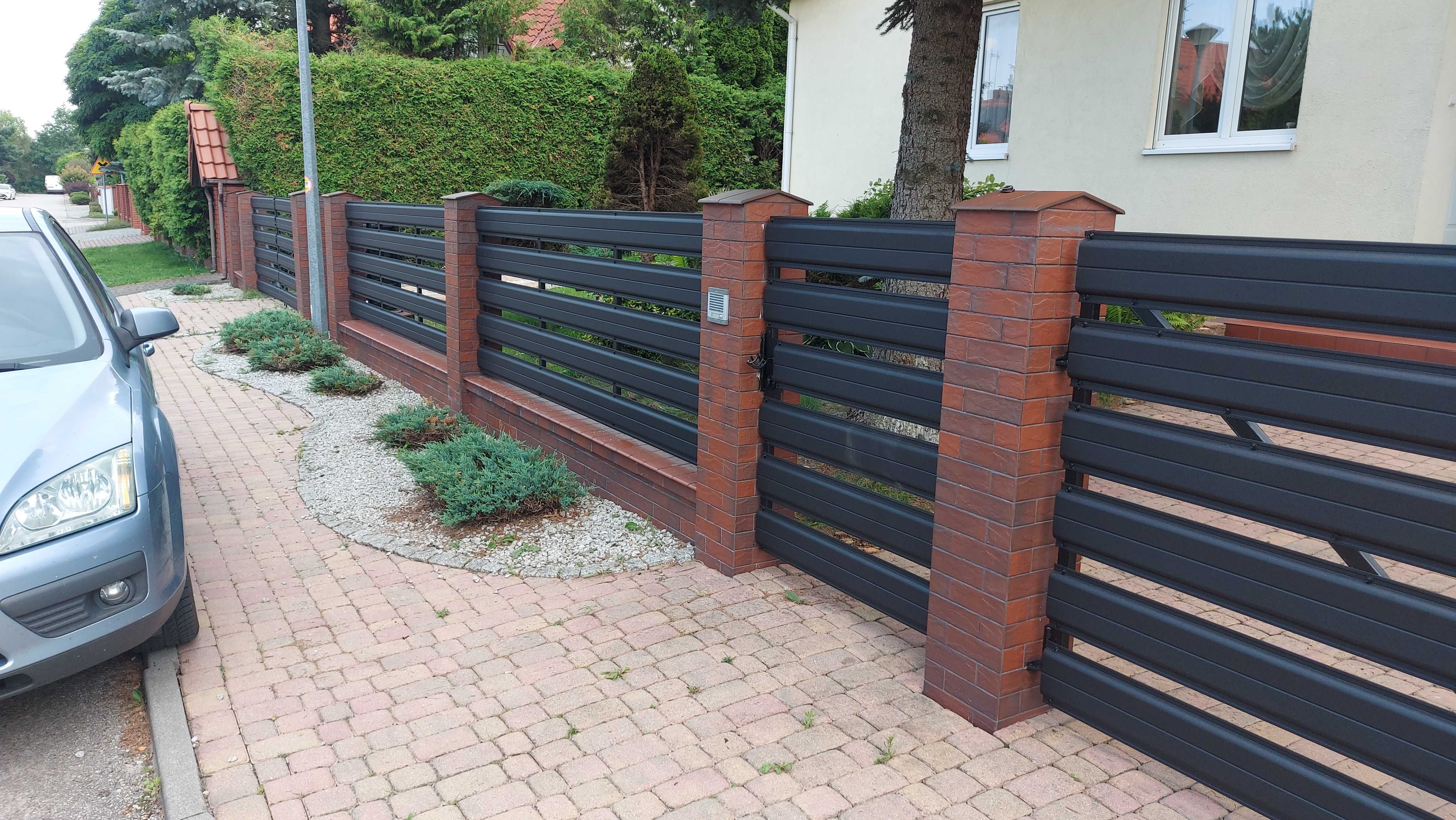 SZTACHETA METALOWA, panel sztachetowy,   ogrodzenie sztachetowe