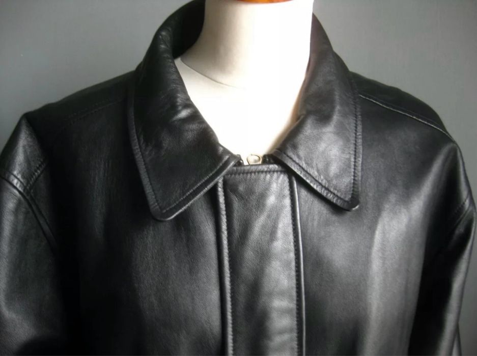 Vintage Kurtka Skórzana Marks&Spencer Oversize!