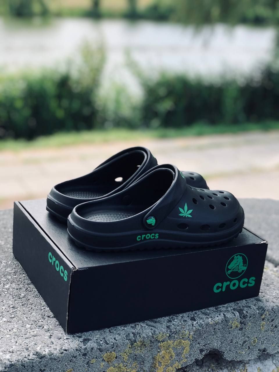 Чоловічі шльопанці сабо Crocs Rastafari крокси
