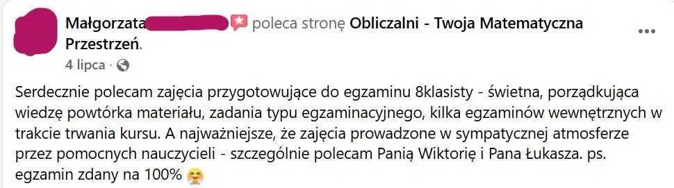 Korepetycje matematyka | doświadczony nauczyciel